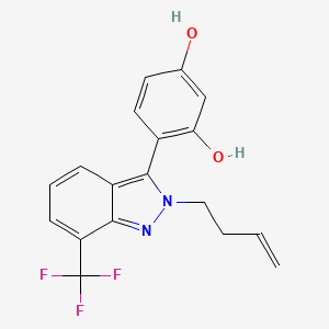 1,3-Benzenediol, 4-[2-(3-buten-1-yl)-7-(trifluoroMethyl)-2H-indazol-3-yl]-