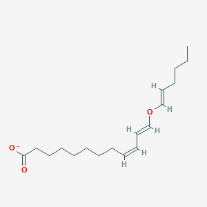 molecular formula C18H29O3- B1263783 Etheroleic acid 