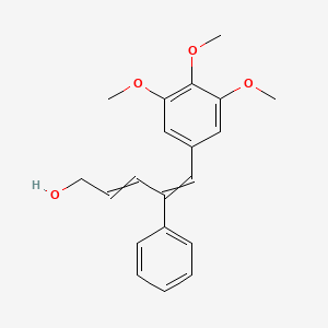 4-Phenyl-5-(3,4,5-trimethoxyphenyl)penta-2,4-dien-1-ol