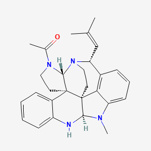 molecular formula C28H32N4O B1263788 Communesin F 