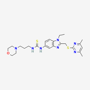 molecular formula C24H33N7OS2 B12637888 C24H33N7OS2 