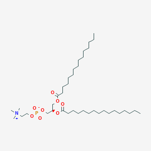 molecular formula C39H78NO8P B1263790 1-Pentadecanoyl-2-hexadecanoyl-sn-glycero-3-phosphocholine 