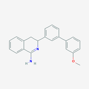 molecular formula C22H20N2O B12637914 1-Isoquinolinamine, 3,4-dihydro-3-(3'-methoxy[1,1'-biphenyl]-3-yl)- 