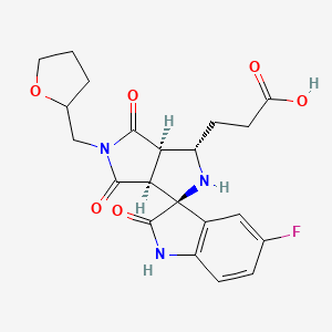 molecular formula C21H22FN3O6 B12637918 C21H22FN3O6 