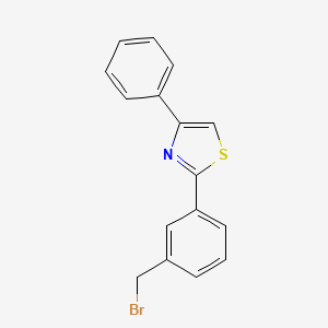 2-[3-(Bromomethyl)phenyl]-4-phenylthiazole