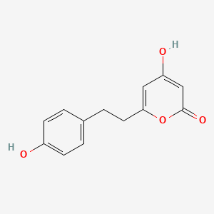 4-Hydroxy-6-[2-(4-hydroxyphenyl)ethyl]-2H-pyran-2-one