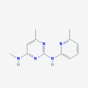 N~4~,6-dimethyl-N~2~-(6-methylpyridin-2-yl)pyrimidine-2,4-diamine