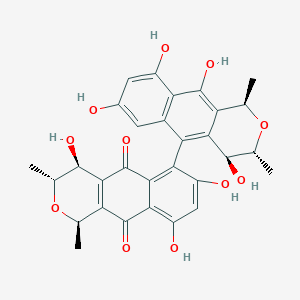 molecular formula C30H28O11 B1263800 Protoaphin aglucone 