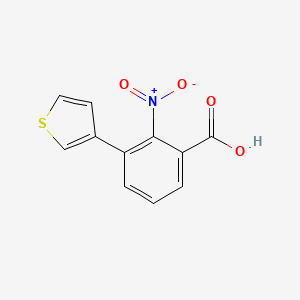 2-Nitro-3-(thiophen-3-yl)benzoic acid