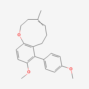 9-Methoxy-8-(4-methoxyphenyl)-4-methyl-2,3,6,7-tetrahydro-1-benzoxonine