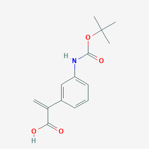 2-(3-(Tert-butoxycarbonylamino)phenyl)acrylic acid