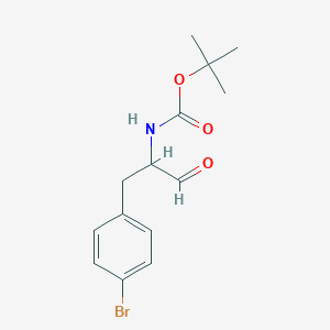 (R)-tert-Butyl (1-(4-bromophenyl)-3-oxopropan-2-yl)carbamate