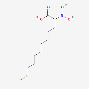 molecular formula C11H23NO4S B1263803 N,N-dihydroxyhexahomomethionine 