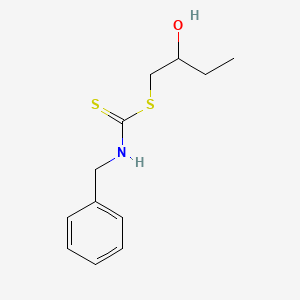 2-Hydroxybutyl benzylcarbamodithioate