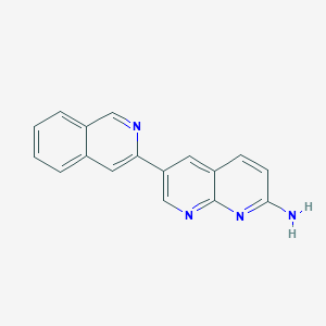 6-(Quinolin-2-YL)-1,8-naphthyridin-2-amine