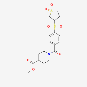 molecular formula C19H25NO7S2 B12638117 C19H25NO7S2 