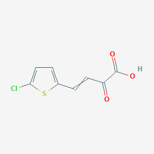 4-(5-Chlorothiophen-2-yl)-2-oxobut-3-enoic acid