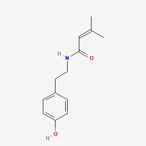 N-[2-(4-Hydroxyphenyl)ethyl]-3-methylbut-2-enamide