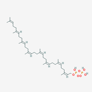 molecular formula C40H68O7P2 B1263814 (2z,6z,10z,14z,18z,22e,26e)-3,7,11,15,19,23,27,31-Octamethyldotriaconta-2,6,10,14,18,22,26,30-Octaen-1-Yl Trihydrogen Diphosphate 