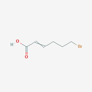 molecular formula C6H9BrO2 B12638168 6-Bromohex-2-enoic acid CAS No. 920007-12-1