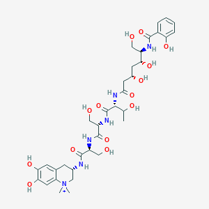 molecular formula C35H51N6O14+ B1263819 Anachelin H 