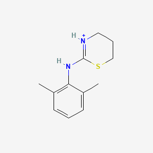 molecular formula C12H17N2S+ B1263826 盐酸西拉嗪(1+) 