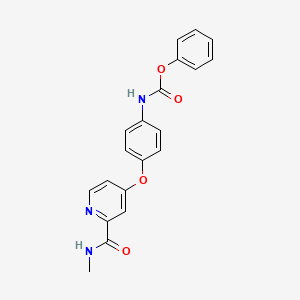 Phenyl 4-(2-(methylcarbamoyl)pyridin-4-yloxy)phenylcarbamate