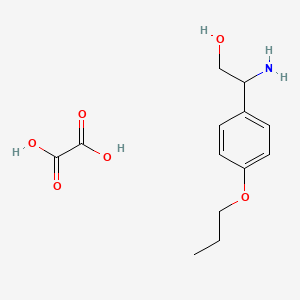 molecular formula C13H19NO6 B12638300 2-Amino-2-(4-propoxyphenyl)ethanol oxalate 