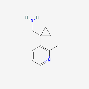 (1-(2-Methylpyridin-3-YL)cyclopropyl)methanamine