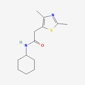 N-cyclohexyl-2-(2,4-dimethylthiazol-5-yl)acetamide