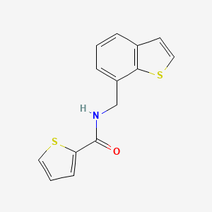 molecular formula C14H11NOS2 B1263836 N-(1-benzothiophen-7-ylmethyl)-2-thiophenecarboxamide 