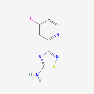 3-(4-Iodopyridin-2-yl)-1,2,4-thiadiazol-5-amine