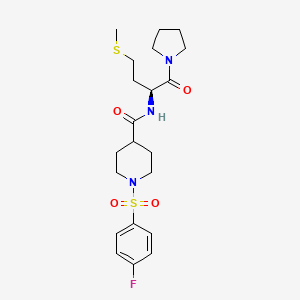 molecular formula C21H30FN3O4S2 B12638381 C21H30FN3O4S2 