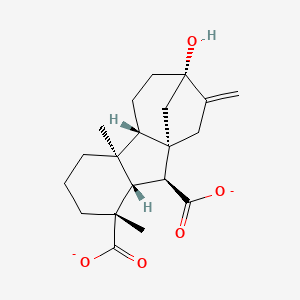 molecular formula C20H26O5-2 B1263839 gibberellin A53(2-) 