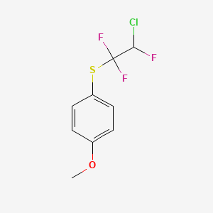 1-[(2-Chloro-1,1,2-trifluoroethyl)sulfanyl]-4-methoxybenzene