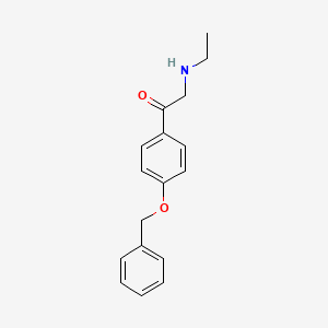 1-[4-(Benzyloxy)phenyl]-2-(ethylamino)ethan-1-one