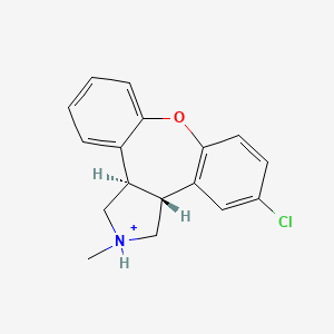 (R,R)-asenapine(1+)