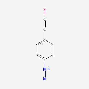 4-(Fluoroethynyl)benzene-1-diazonium