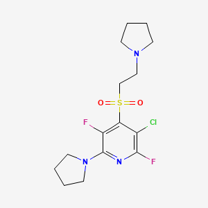 molecular formula C15H20ClF2N3O2S B12638518 C15H20ClF2N3O2S 