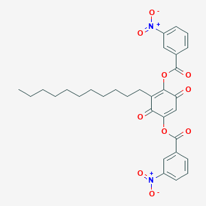 3,6-Dioxo-2-undecylcyclohexa-1,4-diene-1,4-diyl bis(3-nitrobenzoate)