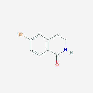 B126386 6-Bromo-3,4-dihydro-2H-isoquinolin-1-one CAS No. 147497-32-3