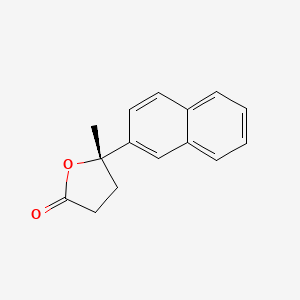 (5S)-5-Methyl-5-(naphthalen-2-yl)oxolan-2-one