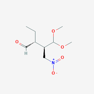 (2R,3R)-2-ethyl-4,4-dimethoxy-3-(nitromethyl)butanal