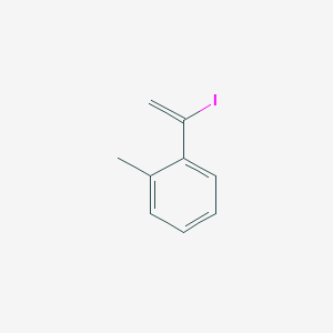 molecular formula C9H9I B12638664 1-(1-Iodoethenyl)-2-methylbenzene 