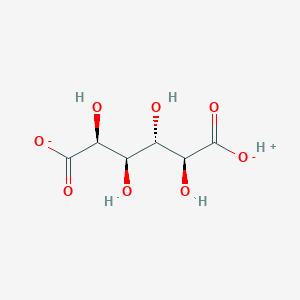 molecular formula C6H9O8- B1263868 D-altrarate(1-) 