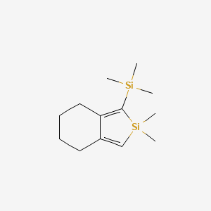 2,2-Dimethyl-1-(trimethylsilyl)-4,5,6,7-tetrahydro-2H-2-benzosilole