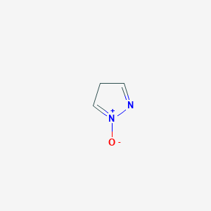 molecular formula C3H4N2O B12638732 1-Oxo-4H-1lambda~5~-pyrazole CAS No. 921604-86-6