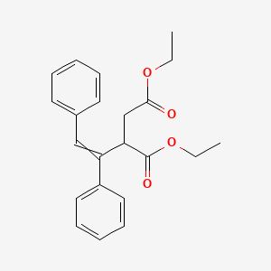 Diethyl 2-(1,2-diphenylethenyl)butanedioate