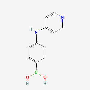 [4-(Pyridin-4-ylamino)phenyl]boronic acid