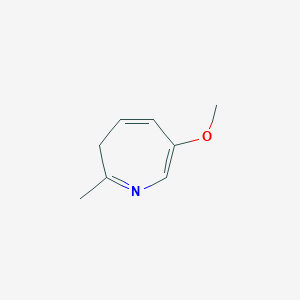 molecular formula C8H11NO B12638757 6-Methoxy-2-methyl-3H-azepine CAS No. 919515-24-5